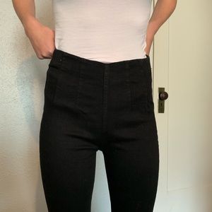 NWOT Free People black denim jeans